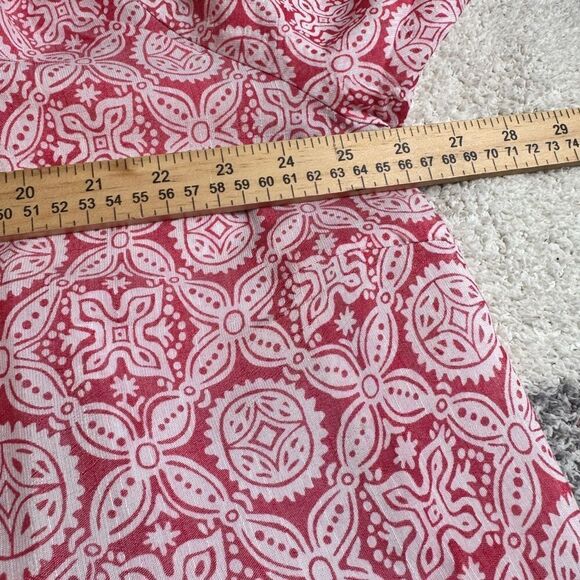 Evans Top Womens Plus Size 22/24 peasant Medallion Border Boho Tunic Tassels New - Picture 8 of 14